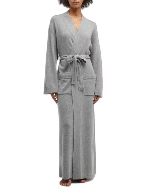 Braided Jewel Wool-Cashmere Robe