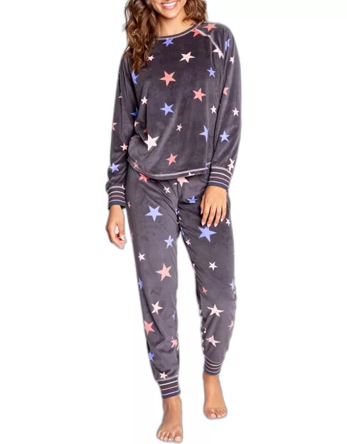 Starry Sunsets Printed Jogger