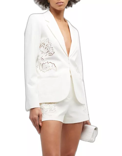 Elodie Lace Embroidered Jacket