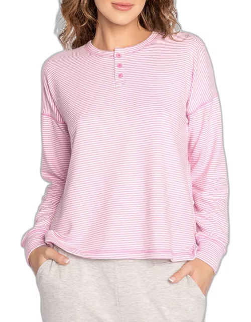 Striped Long-Sleeve Top
