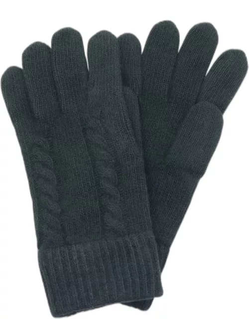 Men's Cashmere Cable-Knit Glove