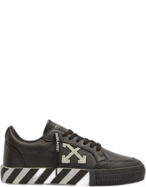 Vulcanized Leather Low-Top Sneaker