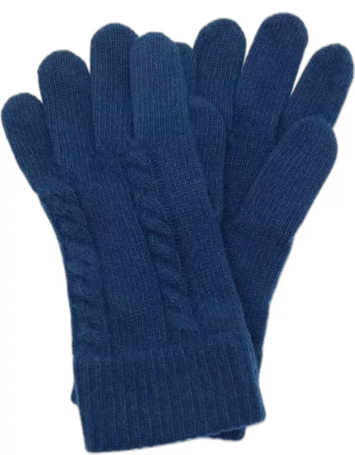 Men's Cashmere Cable-Knit Glove