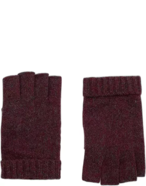Men's Cashmere Fingerless Glove