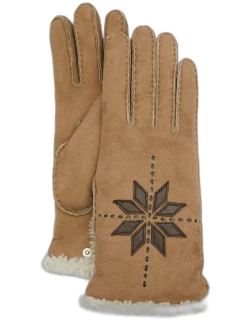 Flocon Lambskin Leather Glove