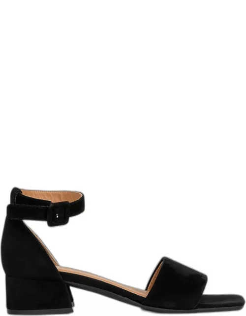 Hildy Suede Ankle-Strap Sandal