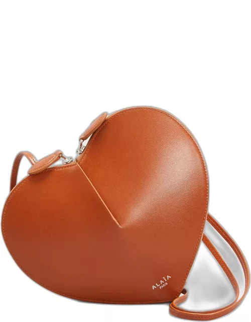 Le Coeur Crossbody Bag in Lux Leather