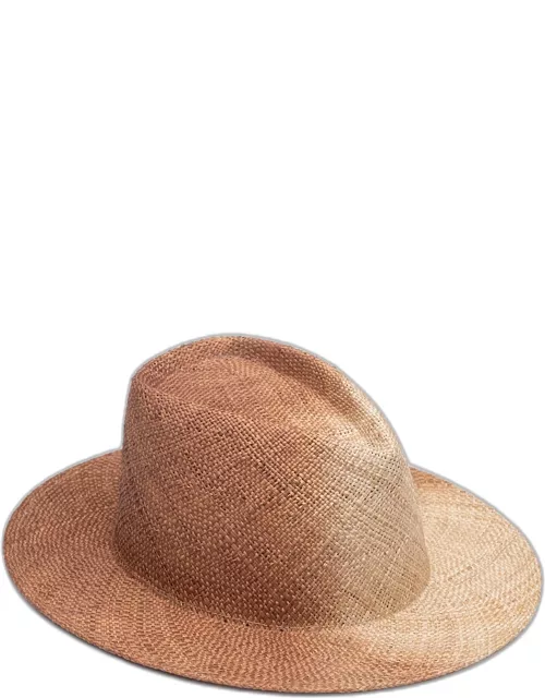 Blaine Hand-Dyed Straw Fedora Hat