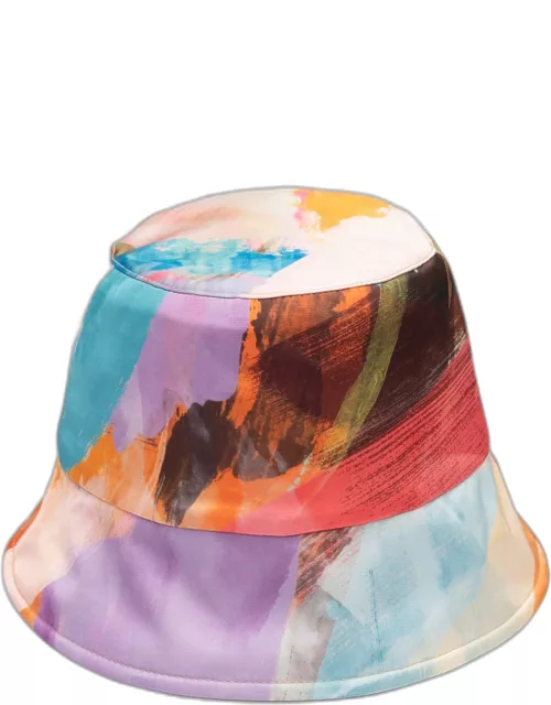 Yuki Multicolor Brushstroke Bucket Hat
