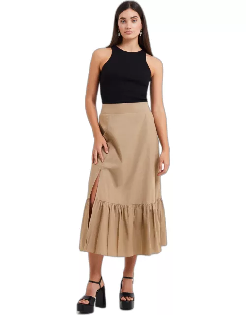 Rhodes Poplin Ruffle Skirt