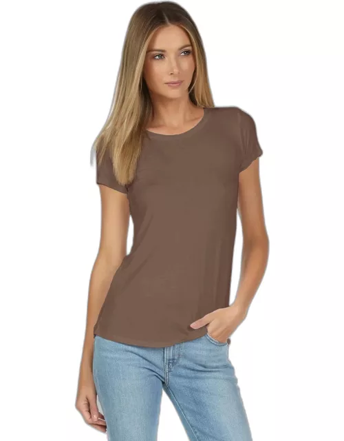 Tucker Core Fitted Tee - Brownie