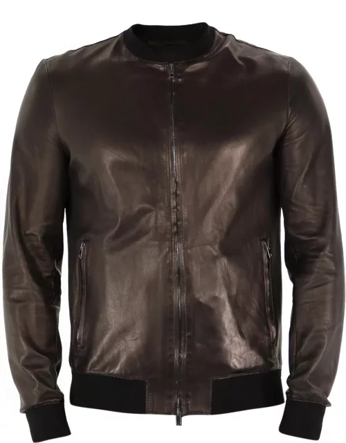 Black nappa jacket