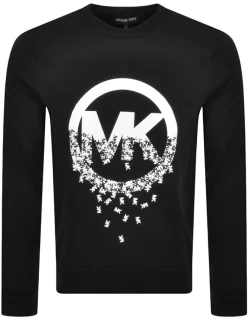 Michael Kors Drip Logo Sweatshirt Black