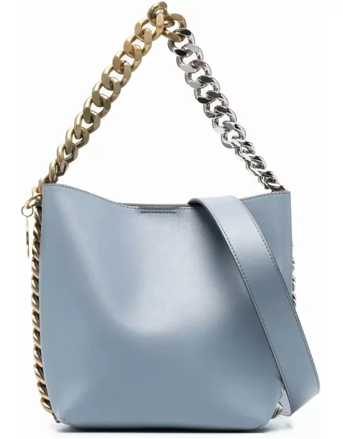 Frayme tote bag with blue chain