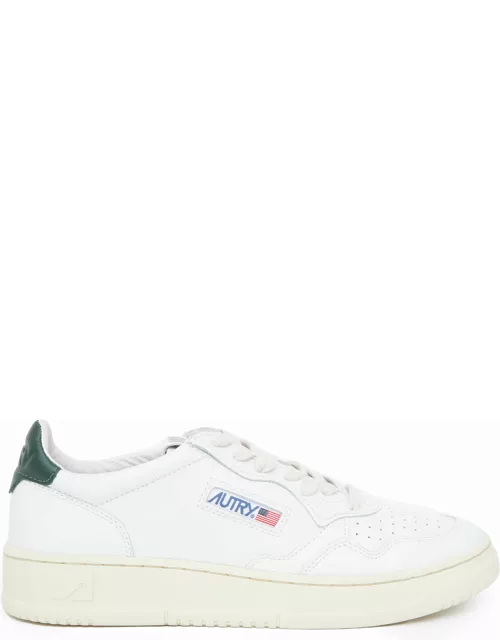 White and green 01 sneaker