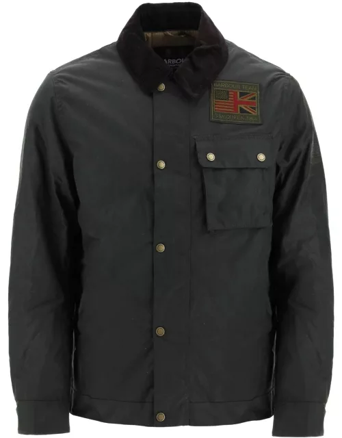 BARBOUR INTERNATIONAL WAXED COTTON WORKERS JACKET