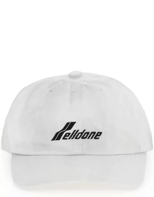 WE11DONE logoed baseball cap
