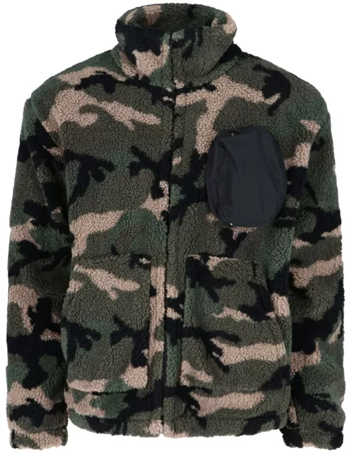 Valentino Camouflage Fleece Jacket