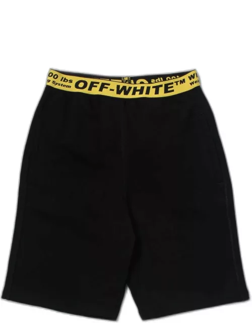 Off-White stretch shorts with logo