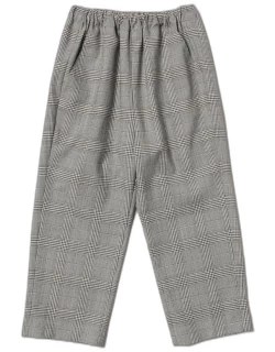 Douuod pants in check viscose blend