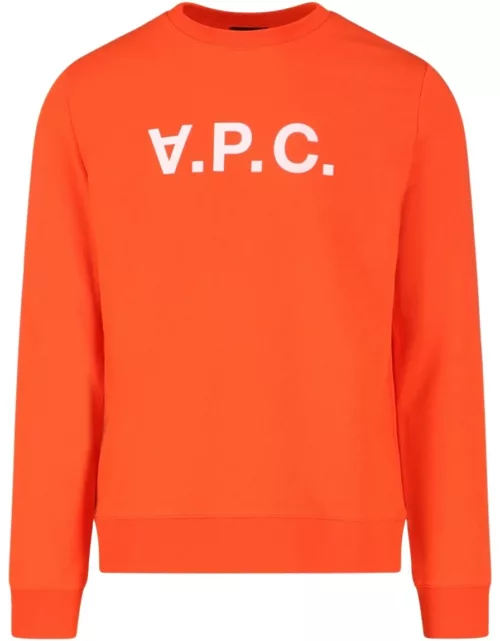 A.P.C. Logo Crew Neck Sweatshirt
