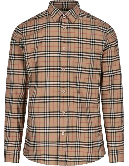 Burberry Tartan Pattern Shirt