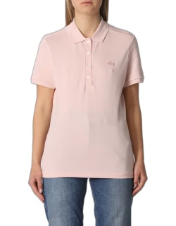 Polo Shirt LACOSTE Woman colour Pink