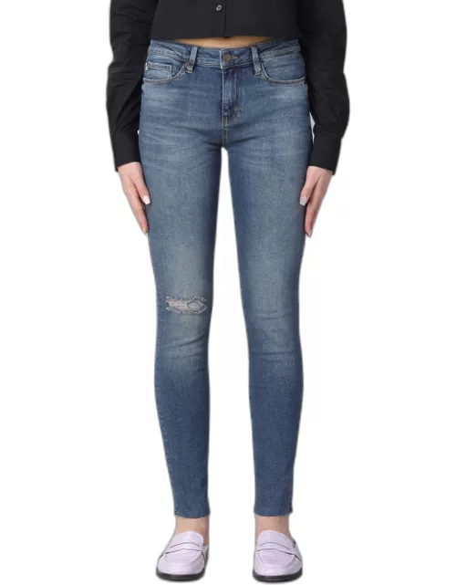 Love Moschino jeans in washed denim with tear