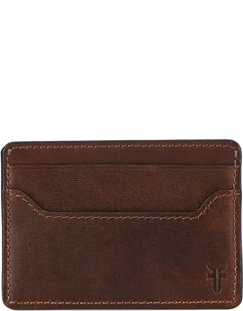 Logan Leather Card Case with Money Clip