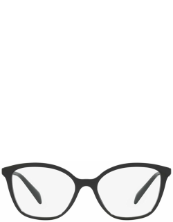 Prada Eyewear Pr 02zv Black Glasse