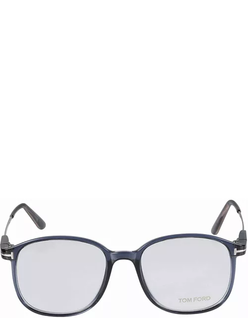 Tom Ford Eyewear Round Clear Lens Glasse