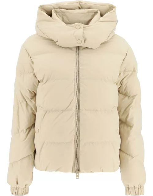 WOOLRICH DOWN JACKET WITH DETACHABLE HOOD