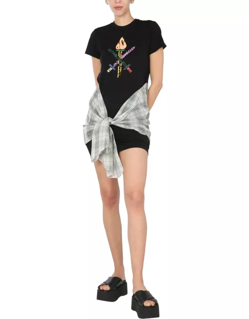 Opening Ceremony Word Torch Hybrid T-shirt Dres