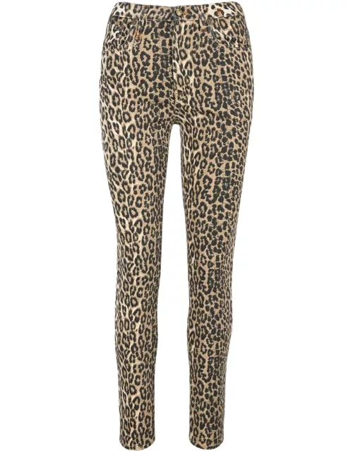 R13 Leopard Print Skinny Jean