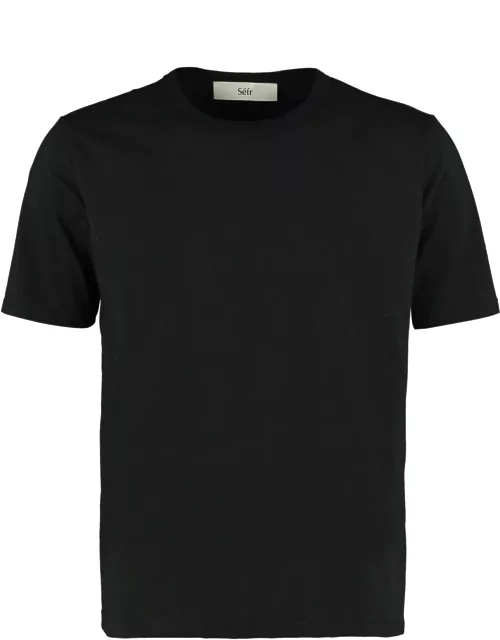 Séfr Luca Cotton Crew-neck T-shirt