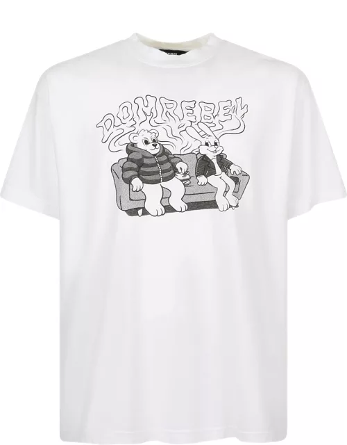 Dom Rebel T-shirt Couch Bianco