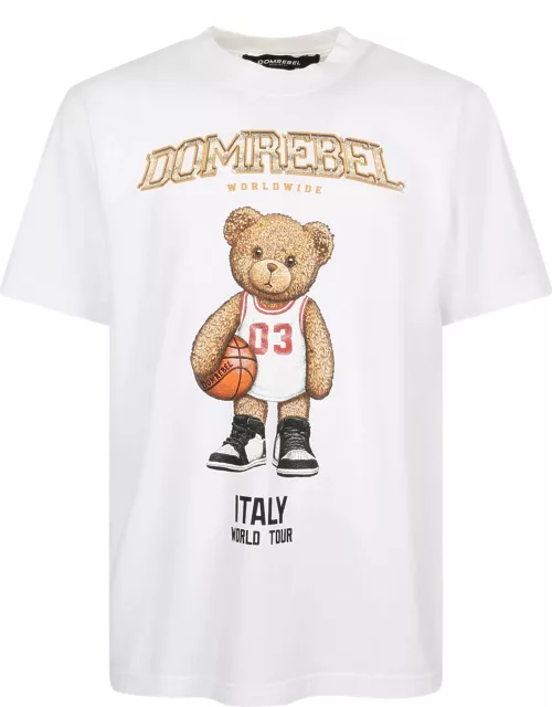Dom Rebel T-shirt Custom Bearball Italy Bianco
