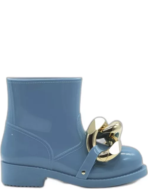 J.W. Anderson Rubber Chain Ankle Boots With Chain Detai