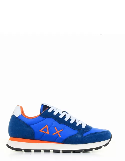 Sun 68 Sneaker With Contrasting Side Logo