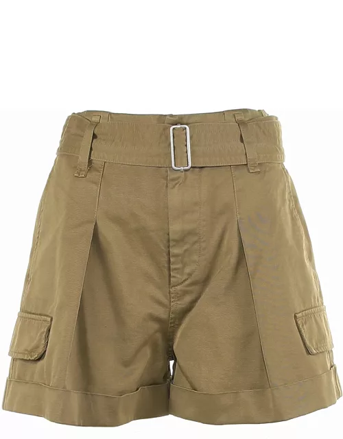 Dondup Ana Cargo Shorts With Belt