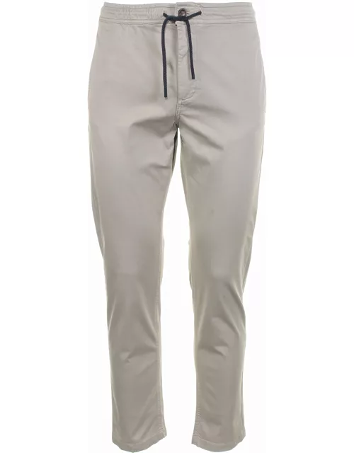 Ecoalf Trousers With Drawstring At The Waist