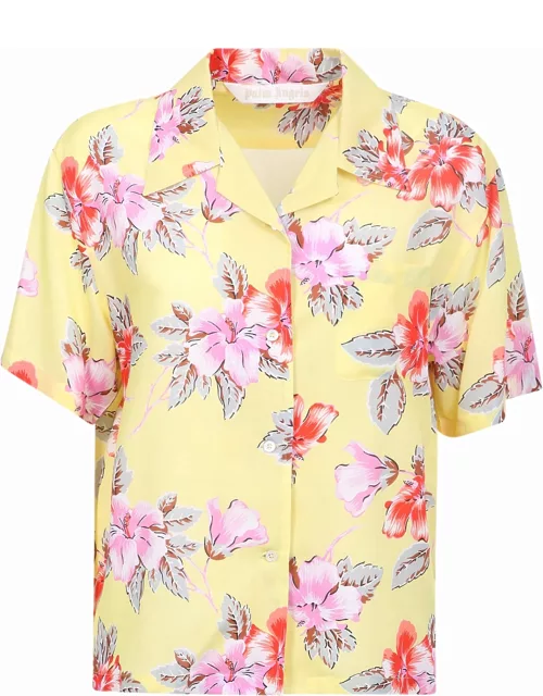Palm Angels Hibiscus Print Shirt