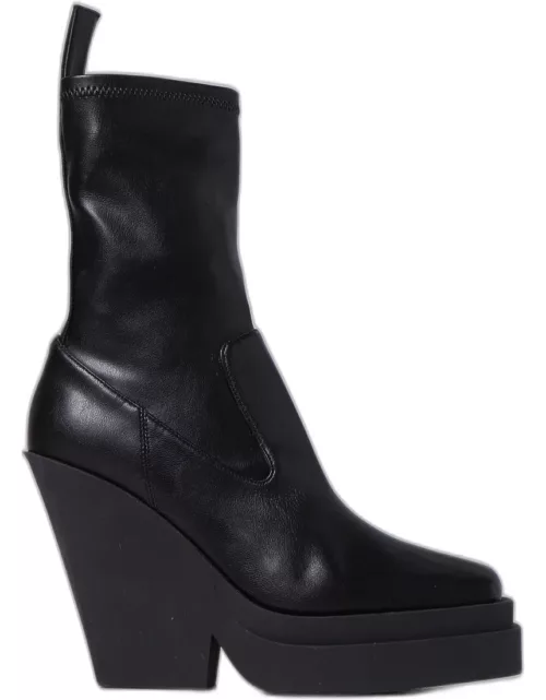 Flat Ankle Boots GIA COUTURE Woman colour Black