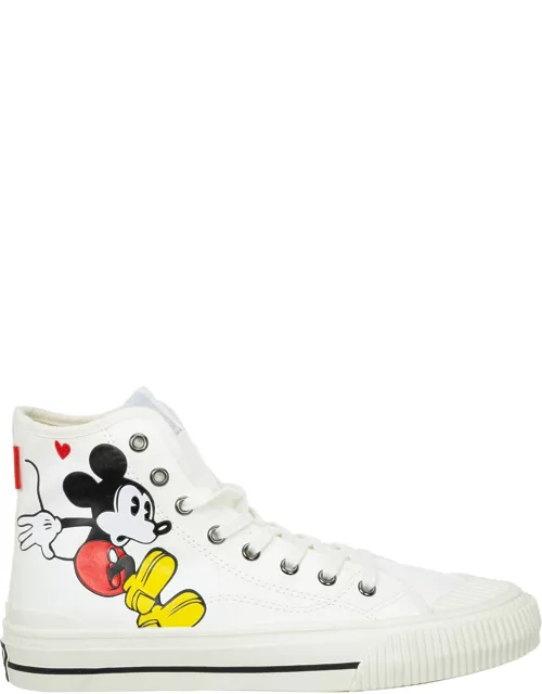 M.O.A. master of arts Disney Mickey Mouse Master Collector Leather High-top Sneaker
