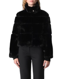 Fur Coats PATRIZIA PEPE Woman colour Black