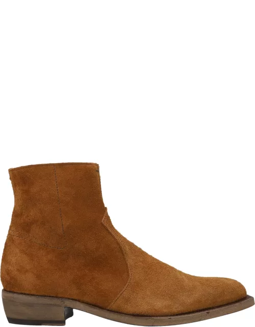 Lidfort Suede Texan Ankle Boot