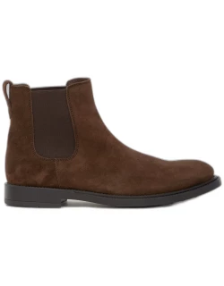 Tod's Brown Suede Ankle Boot