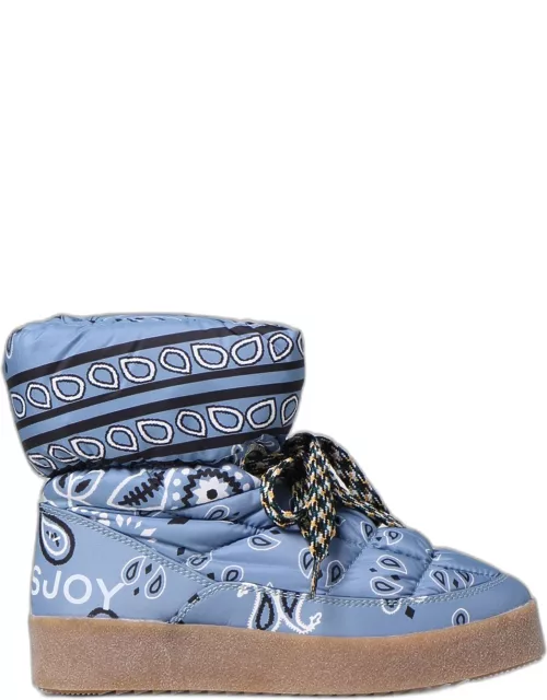 Flat Ankle Boots KHRISJOY Woman colour Blue