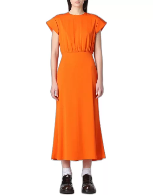 Dress SPORTMAX Woman colour Tangerine