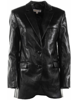 Michael Kors Faux Leather Blazer
